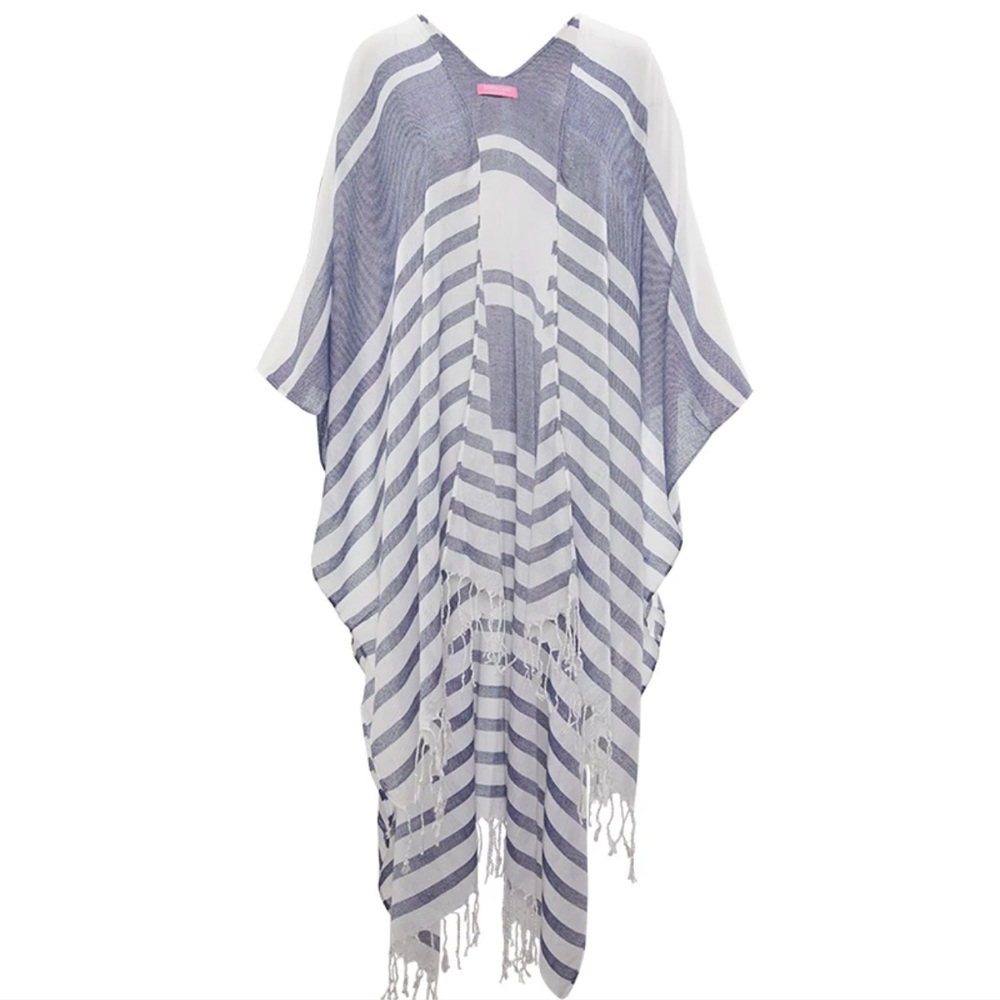 NWT Isaac Mizrahi Kimono, Swim Cover up, Sarong, Caftan, wrap.  FabFitFun